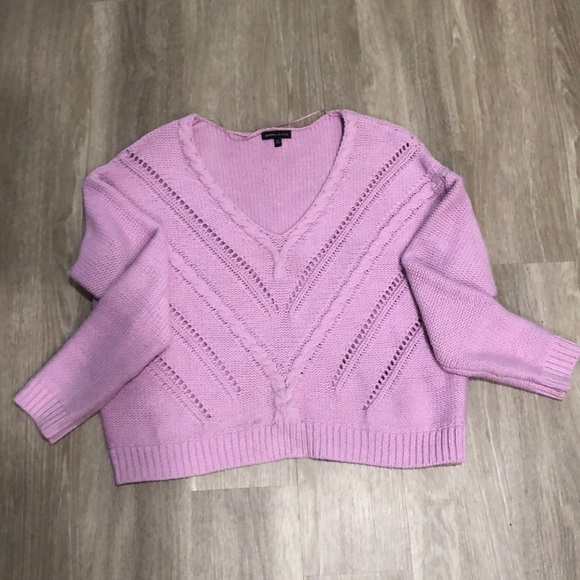 Kendall and Kylie Cable Knit Long Sleeve Sweater - Picture 1 of 3